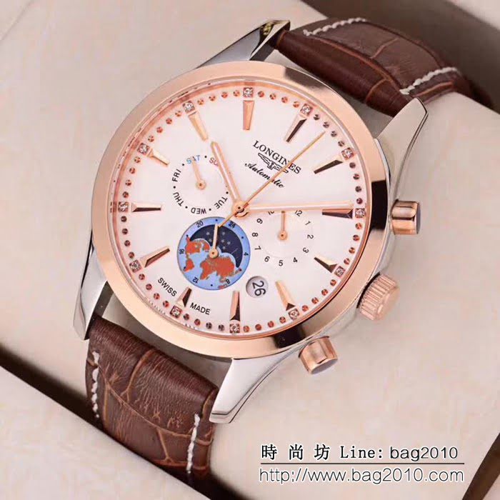 LONGINES浪琴 多功能新款 精品男士腕表 WSS0023